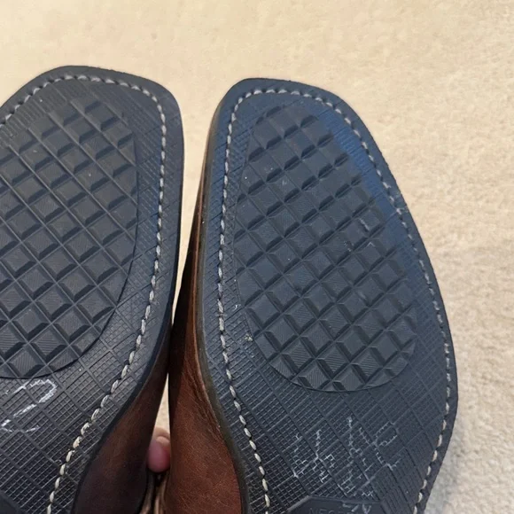 Frye belted brown mule - Picture 2 of 4